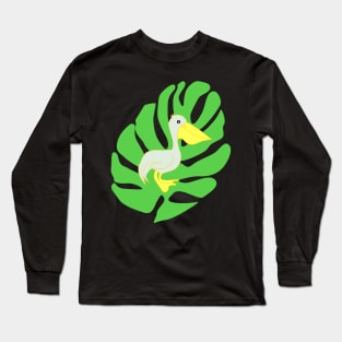 Summer vibe- pelican Long Sleeve T-Shirt